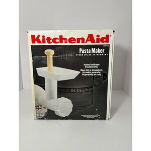 KitchenAid Pasta Maker & Food Grinder Stand Mixer Attachment SNFGA White